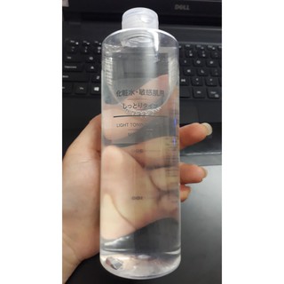 Nước hoa hồng muji light toning water 400ml