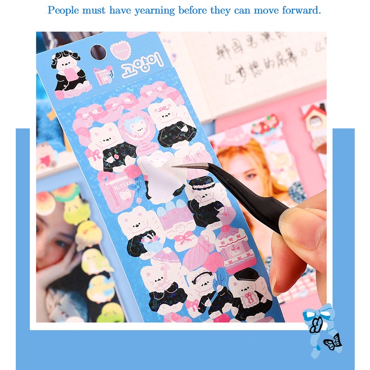 [20 Mẫu] Sticker Hình Dán Trang Trí Toploader Sổ Bujo Pet Family Favorite Collection