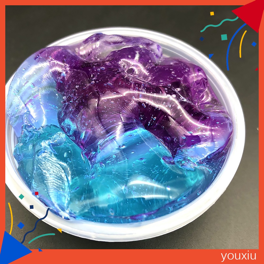 Đồ chơi slime dẻo trong mờ thân thiện với môi trường giảm căng thẳng đa năng tiện dụng