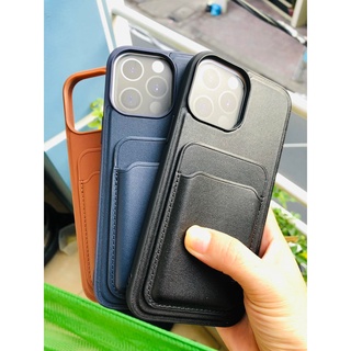 Ốp Lưng Da iPhone 13 Pro Max Magsafe Wallet 2 in 1 Chính Hãng Mutural Có Ví Nhỏ Rời Để Thẻ
