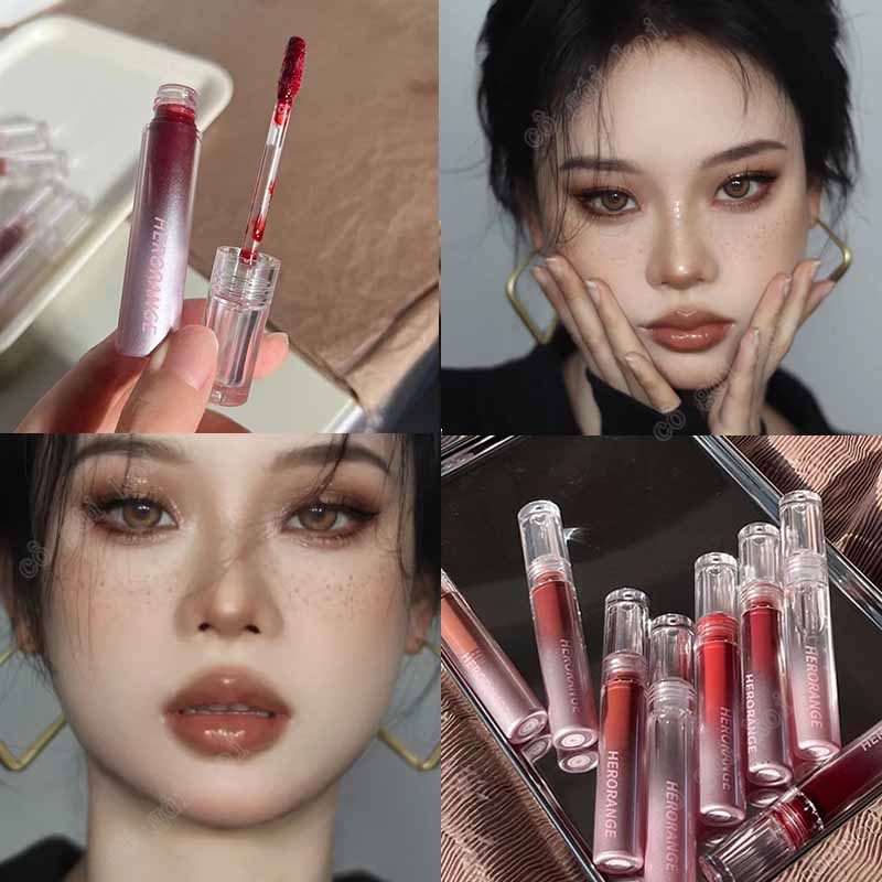 Son Bóng Hiệu Ứng Gương Dưỡng Ẩm Không Dễ Phai Màu Thương Hiệu Herrange