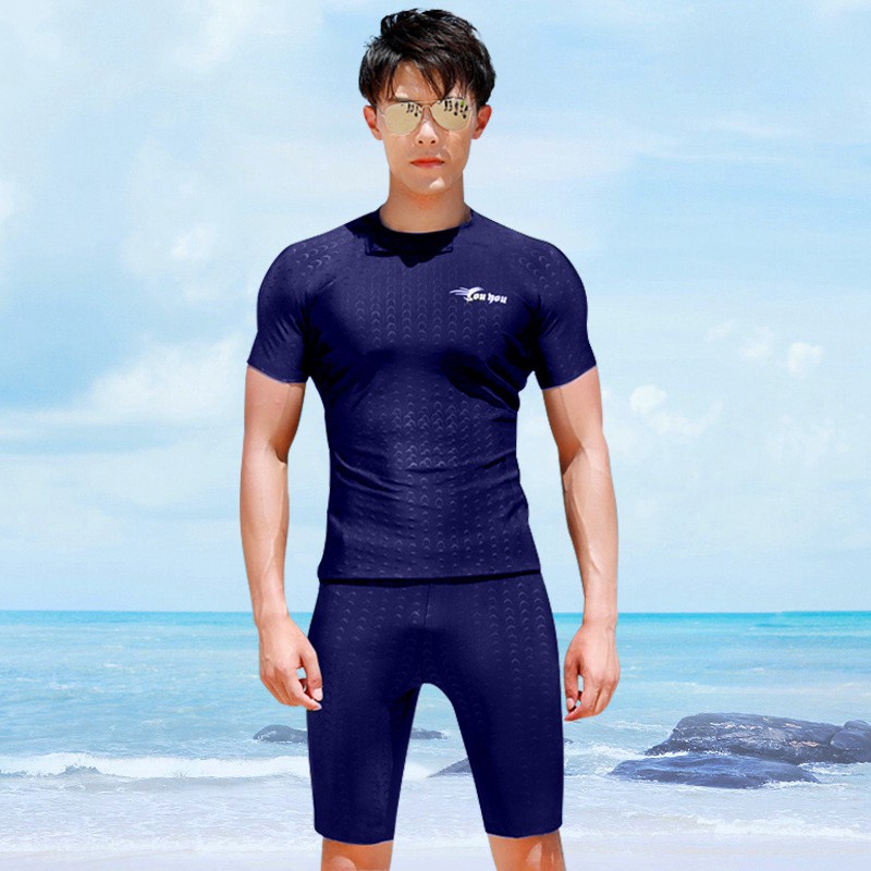 [Giao Hàng nhanh] Áo khoác có thể mặc được 110KG🏊Bộ đồ bơi ngắn tay chống nắng Size lớn thời trang dành cho bé trai | BigBuy360 - bigbuy360.vn