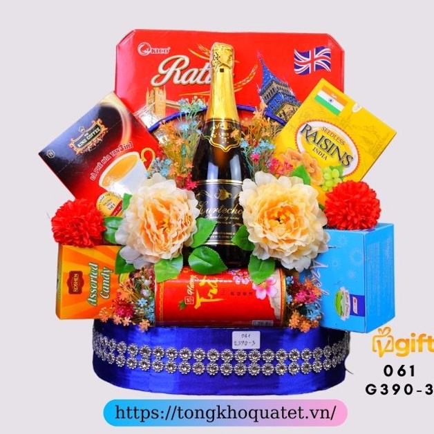 Giỏ Quà Tết 2022 Mẫu Giỏ 380 - 390 ( 8 Giỏ Quà Tết ). | BigBuy360 - bigbuy360.vn