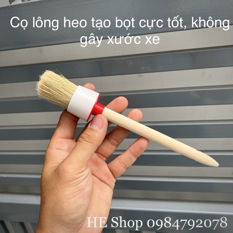 Bình Xịt Bọt Tuyết Cầm Tay Có Van Bơm (Tặng Cọ &amp; Khăn)