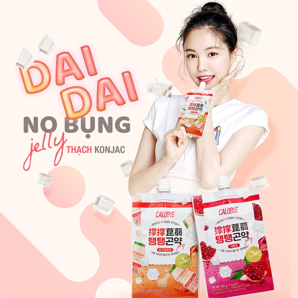 Thạch Konjac Calobye, Siêu Ít Calo, Hỗ Trợ Giảm Cân