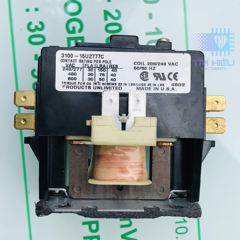 Khởi động từ 30A 220V Contactor 3100-15U2777C USA