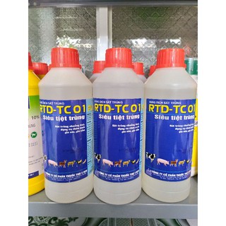 Dung dịch sát trùng RTD-TC01 Plus 1lít Sát trùng chuồng trại dụng cụ chăn nuôi gia súc gia cầm