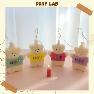 Nến Thơm Sweet Bear Happy Birthday, Quà Tặng Sinh Nhật - Dory Lab