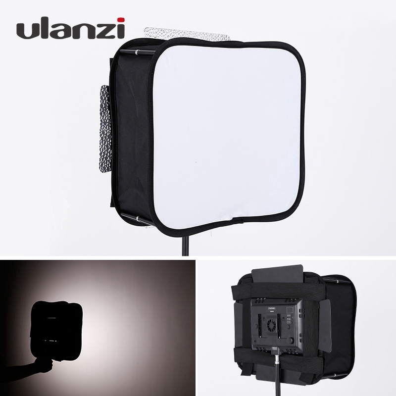 Ulanzi xách tay có thể gập lại flash Softbox Diffuser cho YONGNUO Led Đèn chiếu sáng YN600L II YN900 YN300 YN300 III