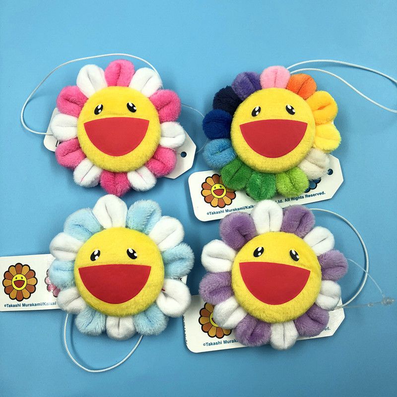 Huy Hiệu Cài Áo Hình Cầu Vồng Và Hoa Kiki Kaikai Takashi Murakami