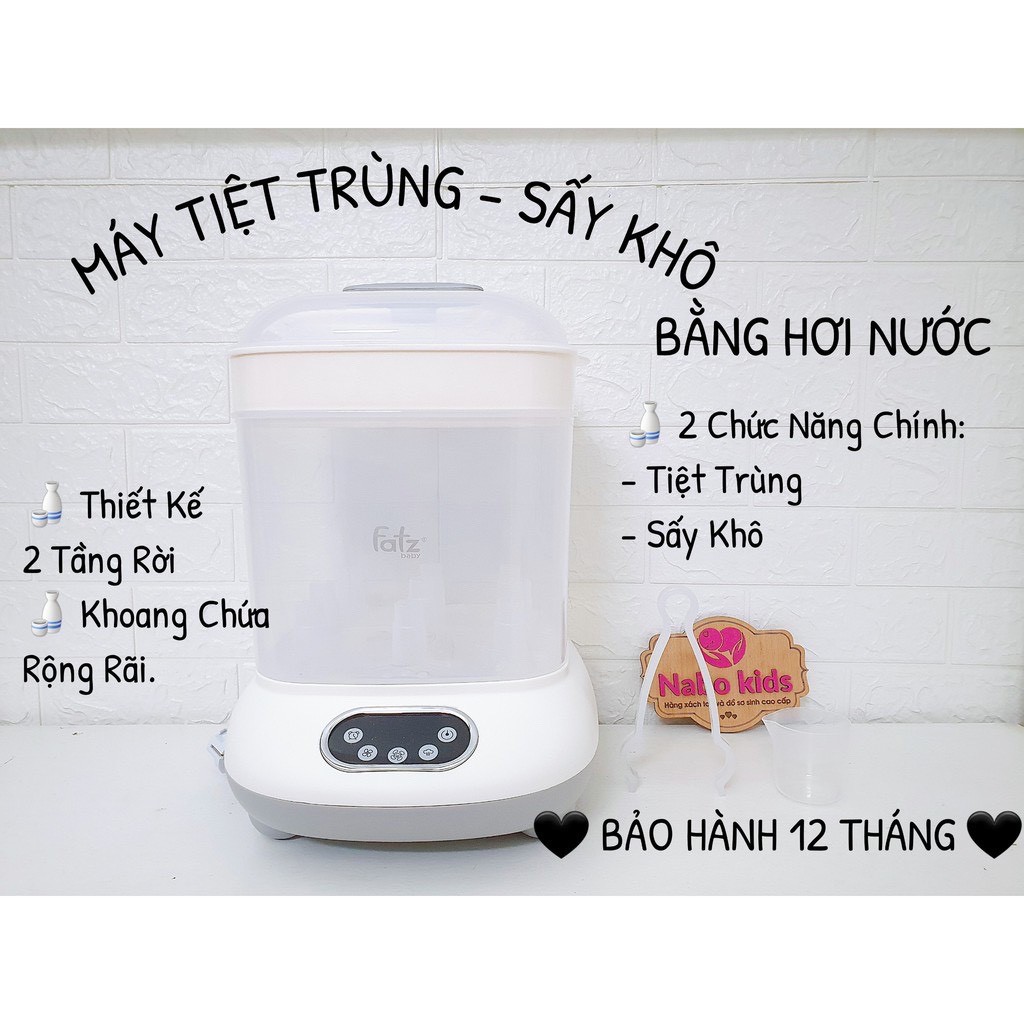 Máy tiệt trùng hơi nước sấy khô fazt