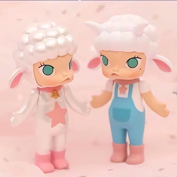 ★Hgtoys★Mô Hình Búp Bê Popmart MOLLY Chòm Sao Series 2 Trang Trí