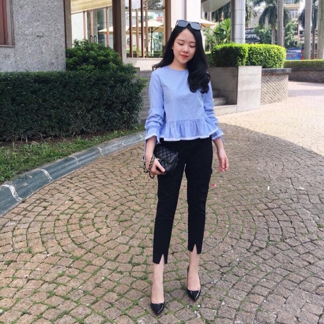baggy li chìm, xẻ gấu