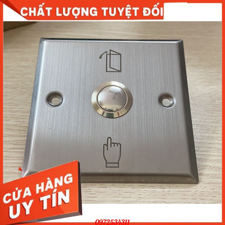 Nút Exit ( CỰC❤️NHẬY ) Nút nhấn Exit mở cửa chất liệu Inox siêu bền sang trọng đẹp mắt sử dụng cho kiểm soát cửa ra vào