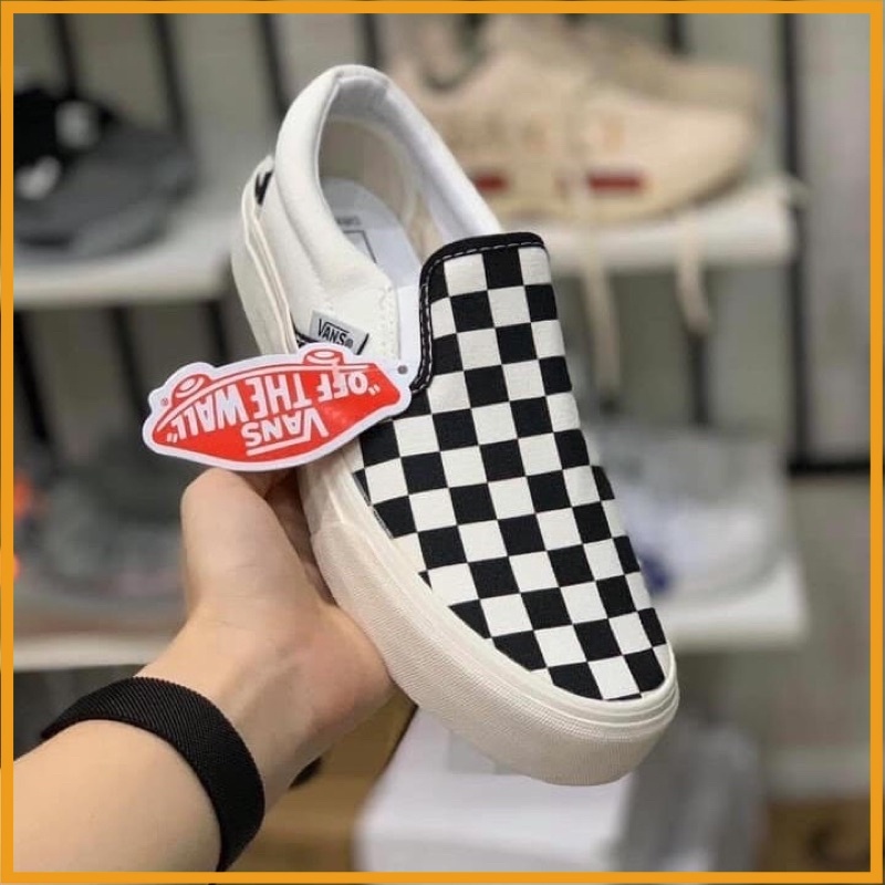 Giày Thể Thao Sneaker 𝗩𝗮𝗻𝘀 Caro nam nữ bản classic buộc dây - Giày Vans caro hàng 1:1 cao cấp Full Box Bill