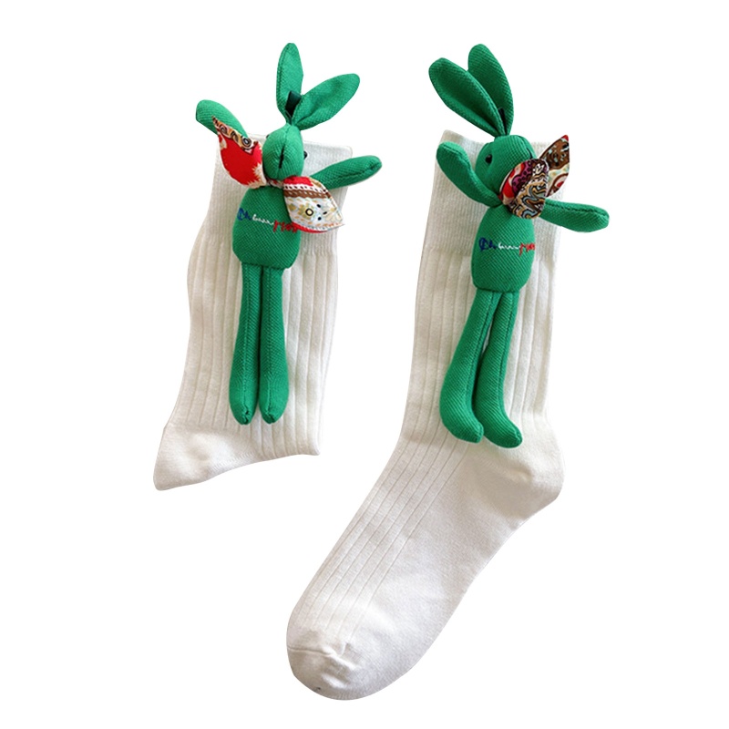 Vớ Cotton 3D Hình Thỏ Hoạt Hình Phong Cách Harajuku Dễ Thương Cho Nam Và Nữ