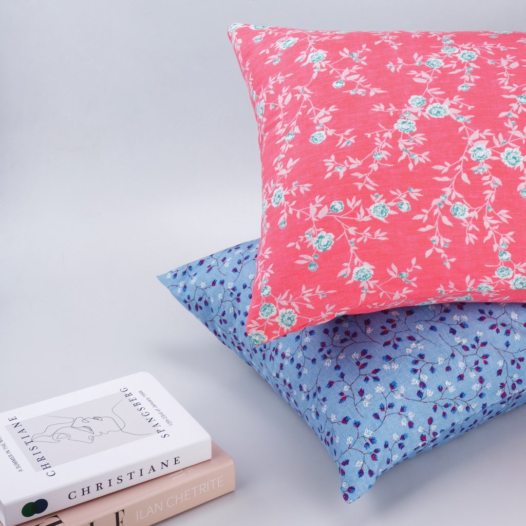 [Nhiều mẫu] 01 Vỏ Gối Nằm Gòn Bedding Lụa Modal Hàn Quốc 50x70 cm Hoạ Tiết Hoa &amp; Hoạt Hình