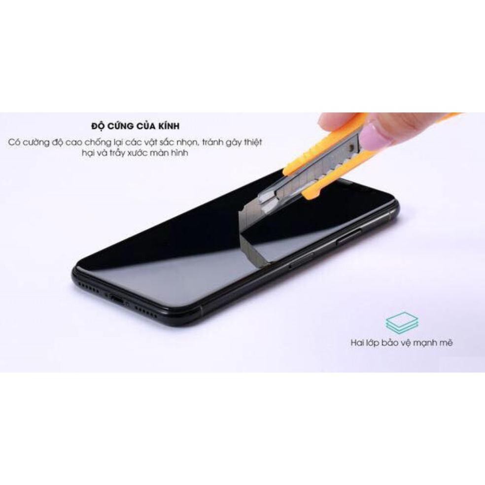 Cường lực full màn hình iphone 9D , 10D độ cứng 9H tặng kèm giấy lau