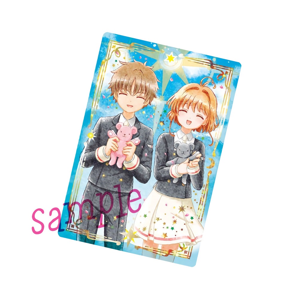 M1 Ảnh card bo góc in hình THỦ LĨNH THẺ BÀI Cardcaptor Sakura thẻ bo viền 5*8cm anime chibi xinh xắn sưu tầm