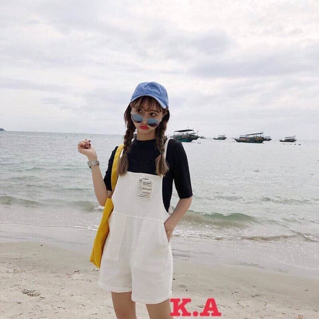 Quần yếm đùi ( kèm áo thun ) | BigBuy360 - bigbuy360.vn