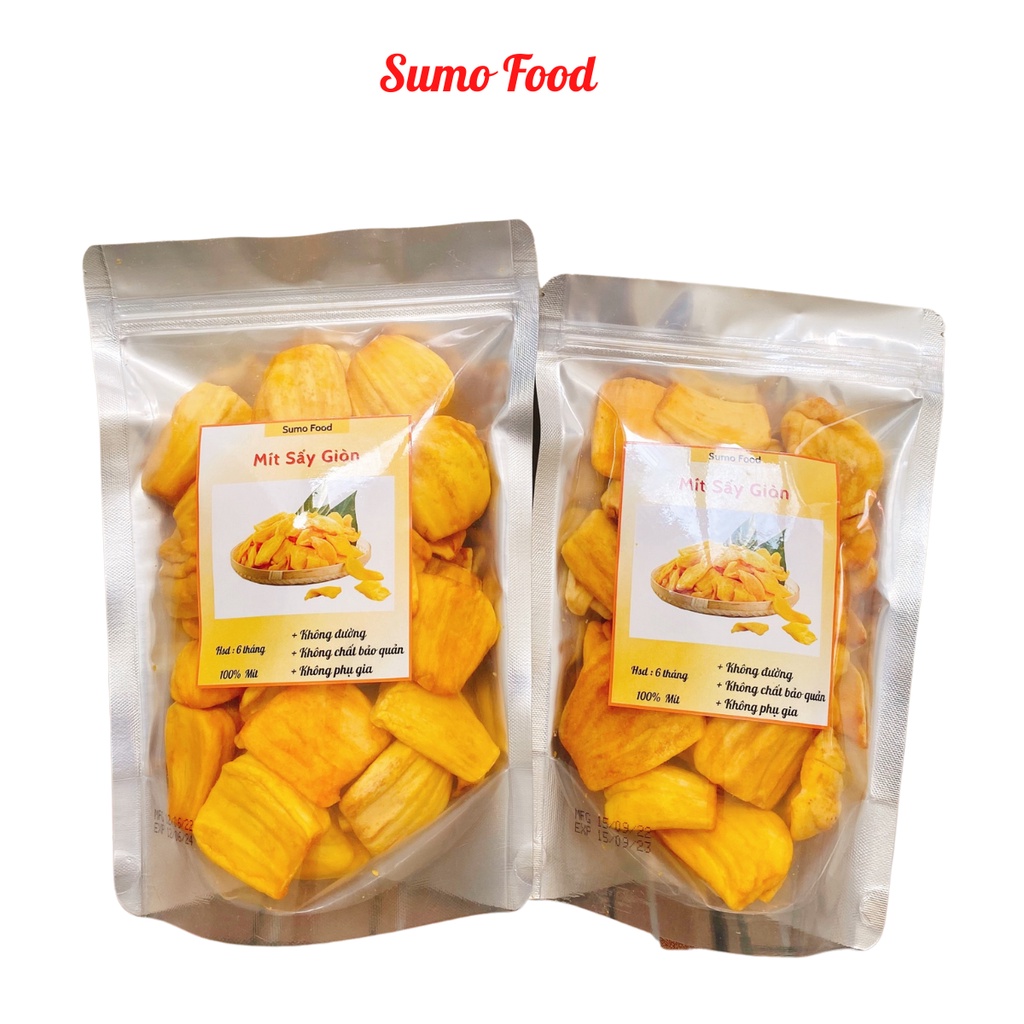 Mít Thái Sấy Loại 1, Múi To, Cánh Dày, Giòn Rụm 500g