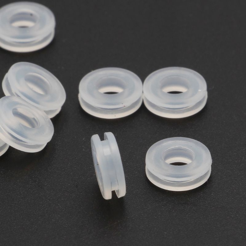 Bộ 10 Miếng Đệm Kẹp Bông Tai Bằng Silicone Chống Đau Tiện Dụng