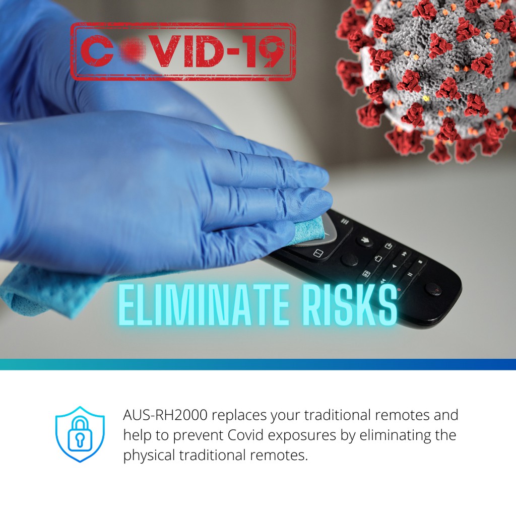 Điều Khiển Trung Tâm Hồng Ngoại IR RF AZURA AUS-RH2000 - Hàng Chính Hãng Úc