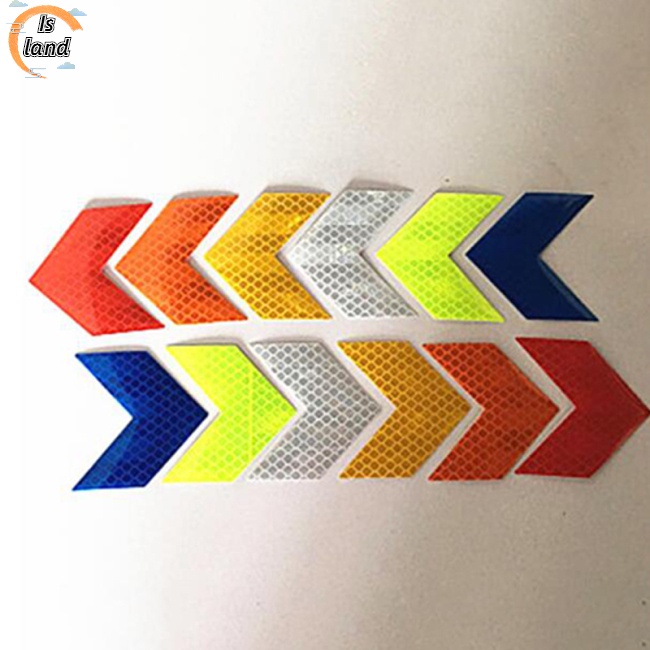 Bộ 12 miếng dán phản quang cảnh báo ban đêm cho xe hơi
