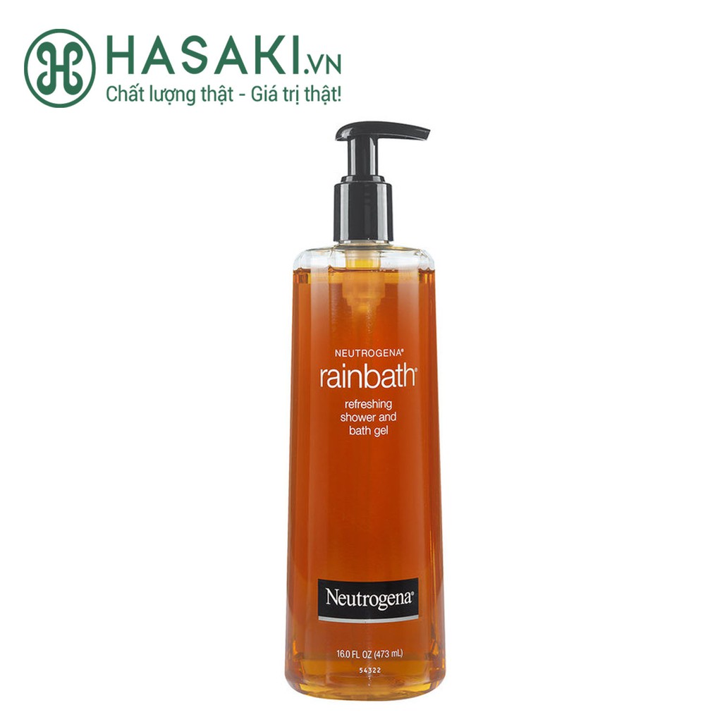 Sữa Tắm Neutrogena Dưỡng Ẩm &amp; Tươi Mới Dạng Gel Rainbath Original Shower And Bath Gel 473ml
