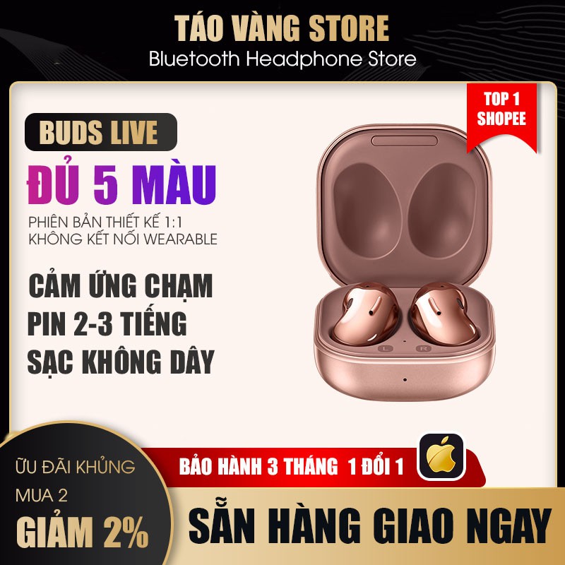 Buds Live - Tai nghe Bluetooth Sạc Không Dây, Công Tắc Hall - Bảo hành 3 tháng 1 đổi 1