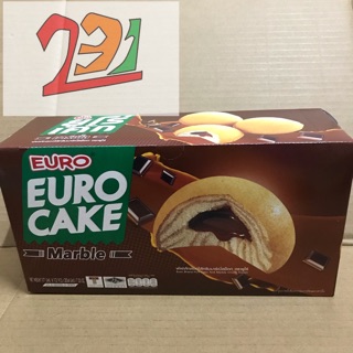 Hộp 12 Túi Bánh Trứng Euro Cake Marble 204g