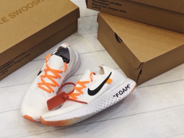 Giày Epic React Flyknit Off White nam nữ cao cấp