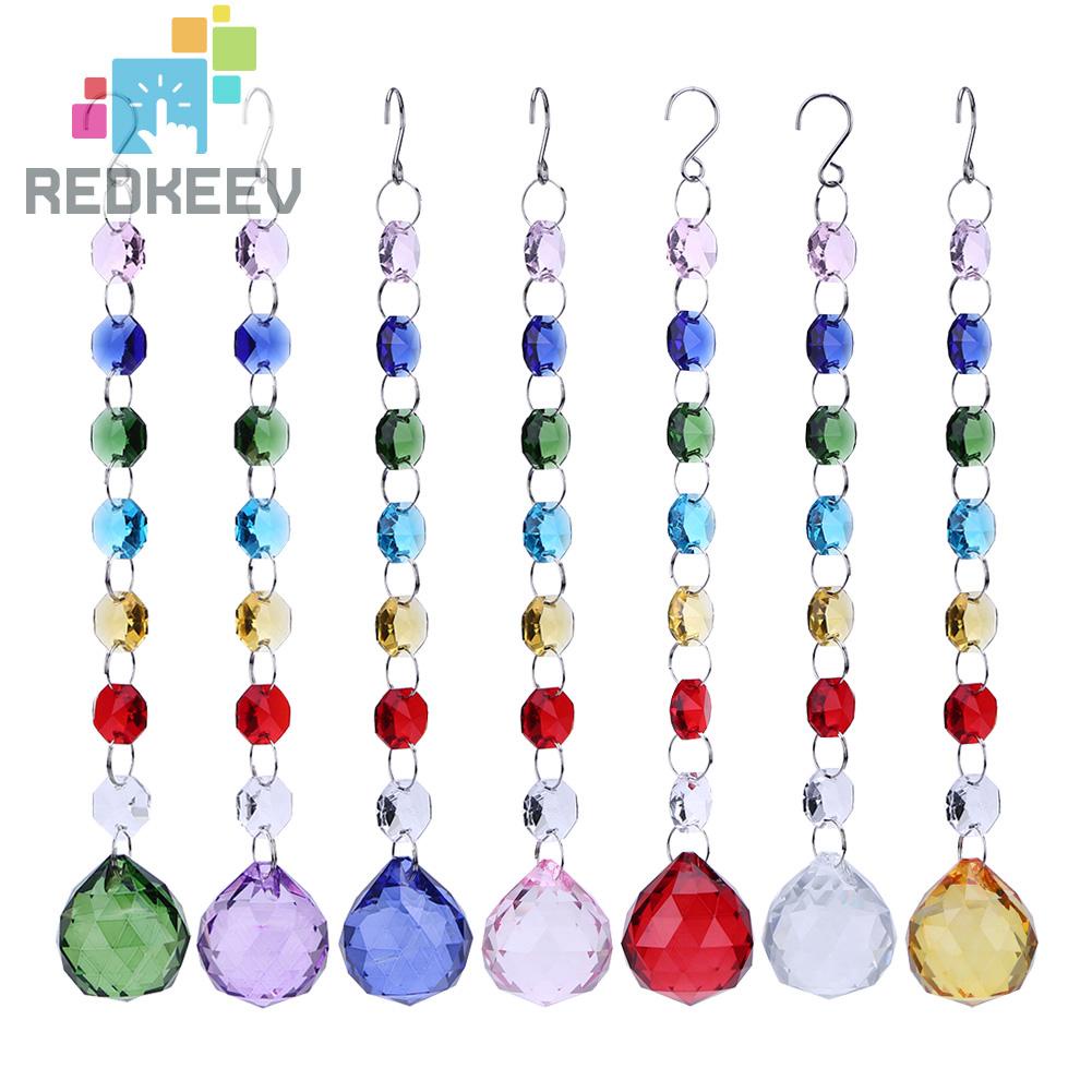 Vòng Bắt Giấc Mơ Pha Lê Cầu Vồng Treo Trang Trí