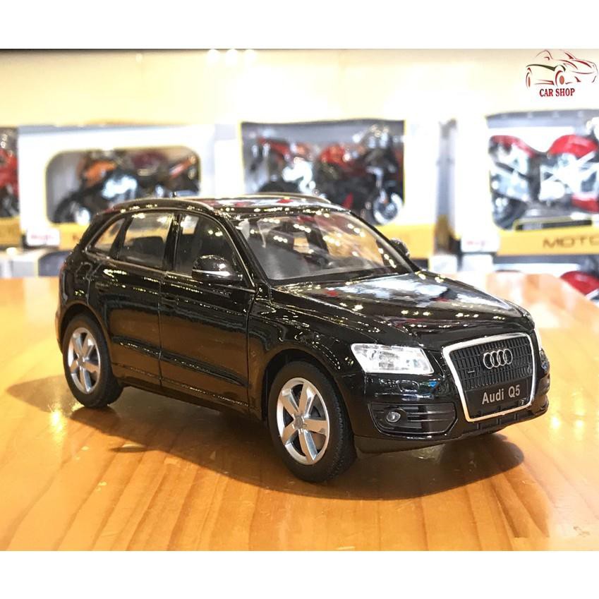 [ FREE SHIP ĐƠN 50K] Mô hình xe ô tô SUV Audi Q5 hãng Welly FX đen cao cấp