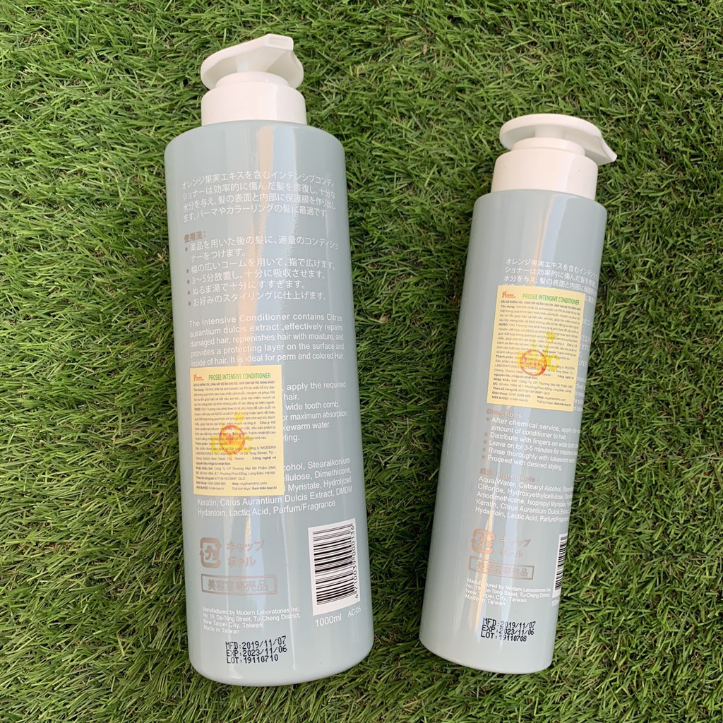 Dầu xả pH siêu phục hồi tóc hư tổn, khô xơ Prosee Intensive Conditioner 500ml, 1000ml