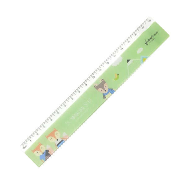 Thước Kẻ 18 cm - XiaoQingWa 2094 - Màu Xanh Lá