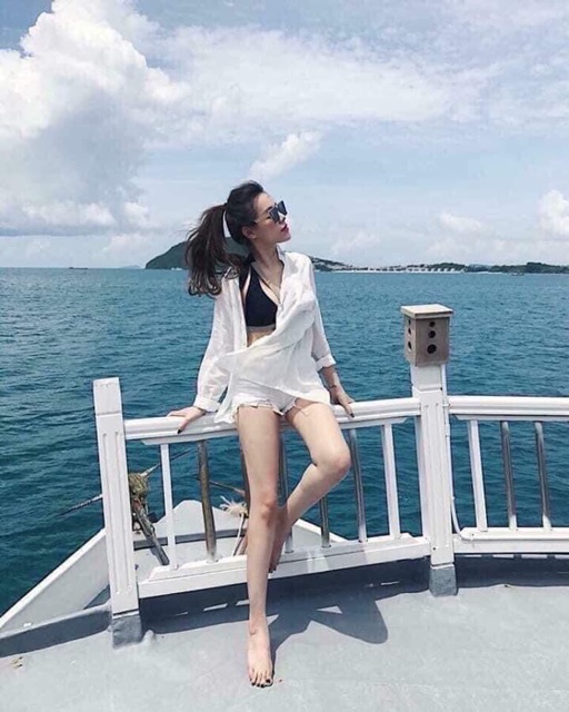 [Mã FAMAYWA giảm 10K đơn 50K] Sơ mi đũi trắng ( hàng có sẵn ) | BigBuy360 - bigbuy360.vn