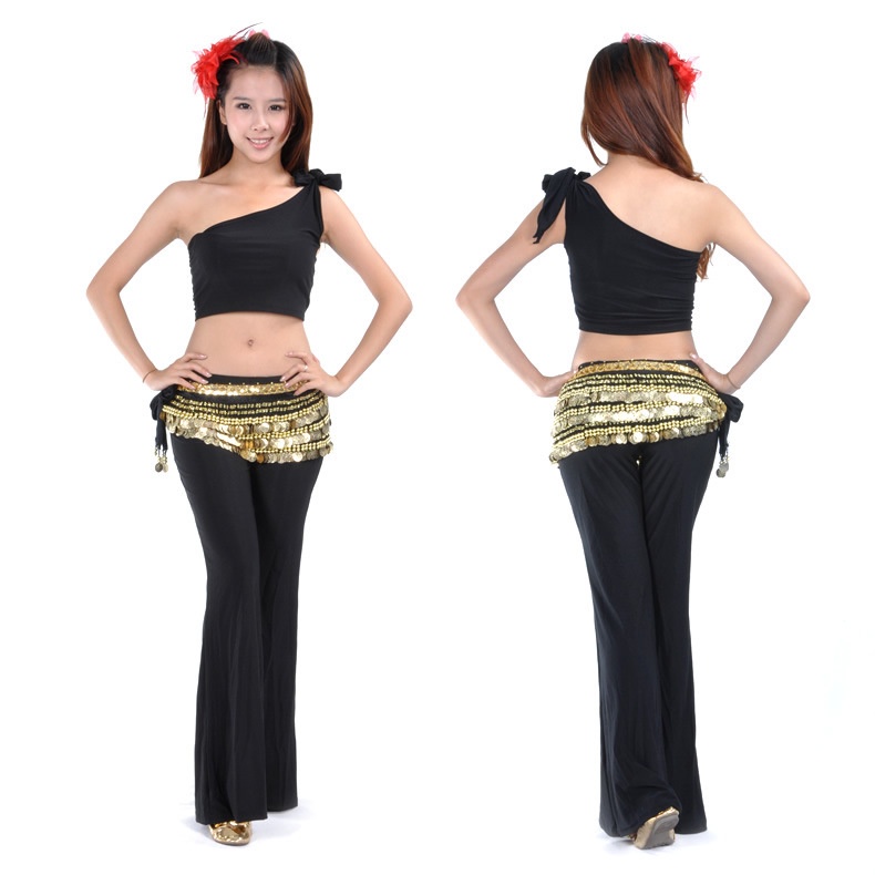 Set áo hở vai + quần dài tập múa bụng | BigBuy360 - bigbuy360.vn