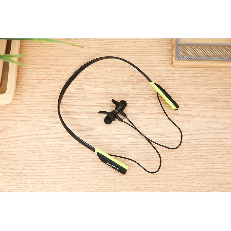 Tai nghe Bluetooth Mozard Flex4 Đen Xanh