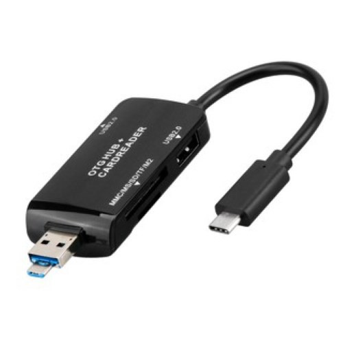 ĐẦU CHUYỂN OTG NHIỀU ĐẦU VÀO USB TYPE C, MICRO USB, USB TÍCH HỢP ĐẦU ĐỌC THẺ