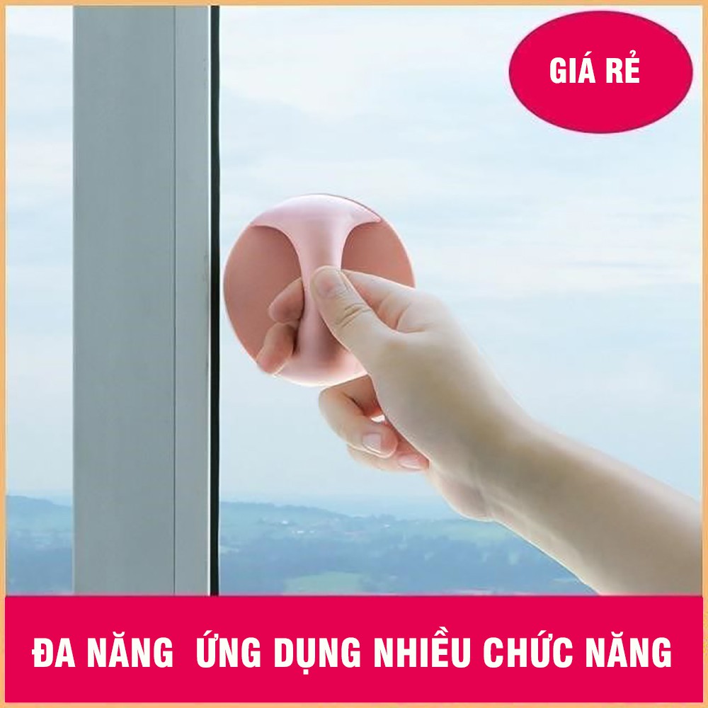 Chốt Tay Cầm Dán Mở Tủ Bằng Nhựa Nhiều Màu Sắc Giao Màu Ngẫu Nhiên