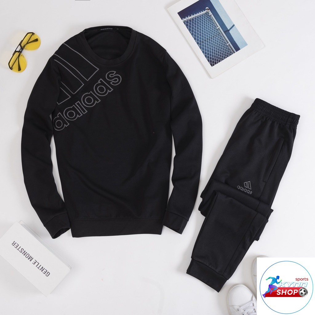 Bộ cổ tròn thu đông thời trang nam KB34 phom 40-75kg kynn shop | BigBuy360 - bigbuy360.vn