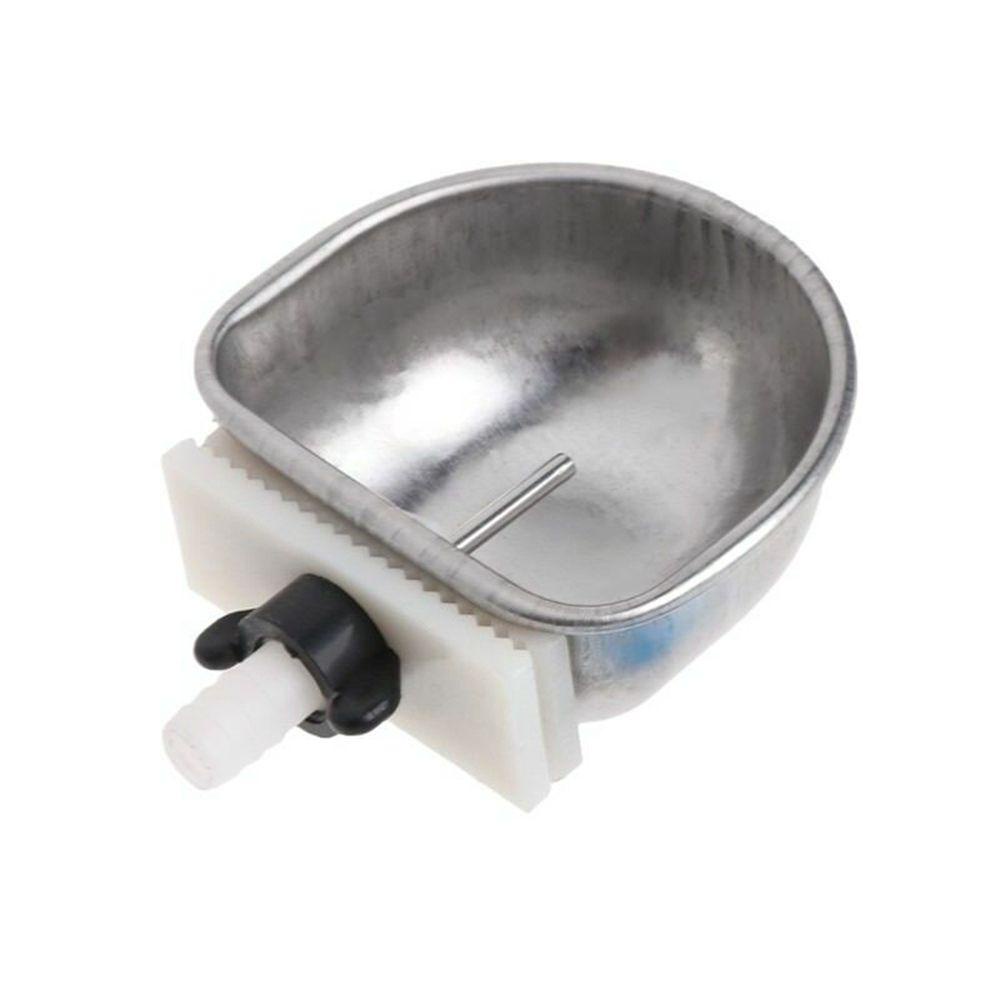 Bát Đựng Nước Uống Hình Chữ T Bằng Thép Không Gỉ Bền Thanh Lịch Cho Thỏ