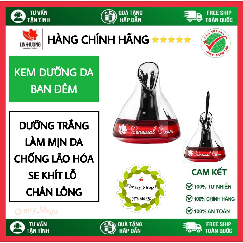 Kem Đêm Linh Hương Dưỡng Trắng Mịn Da (Chính Hãng 100%)