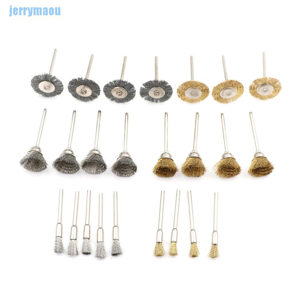 Set 24 Chổi Dây Đồng Cho Máy Đánh Bóng Điện Tử