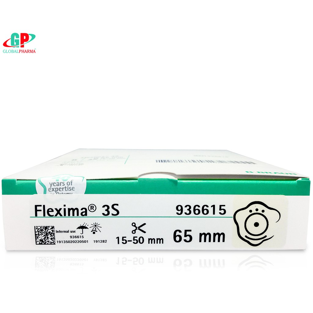 FLEXIMA 3S BASE PLATE FLAT 65/ 15-50mm ( Đế dán túi hậu môn nhân tạo hai mảnh )(Hộp)