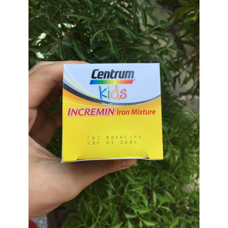 Siro Cho Trẻ Biếng Ăn Centrum Kids Incremin Iron Mixture Của Úc 200ml