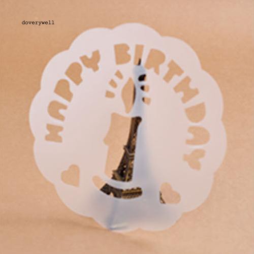 Bộ 6 tấm rắc bột trang trí bánh