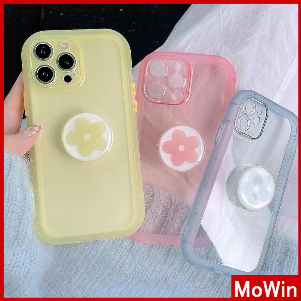 Ốp điện thoại TPU dẻo đệm khí trong suốt có giá đỡ thích hợp cho iPhone 14 Pro Max 14 Plus 13 Pro Max 12 11 XR 7 Plus