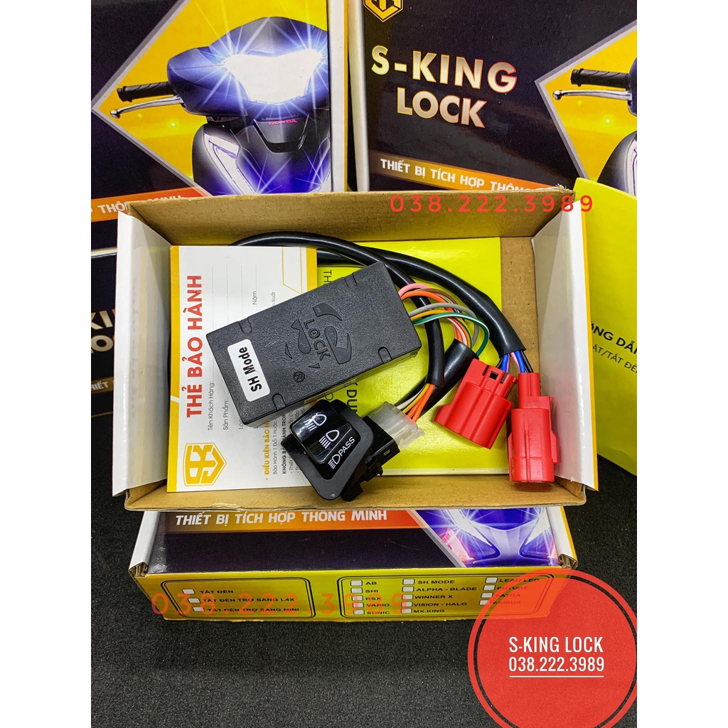 Bộ Mạch Tắt Đèn Xe SH MODE 2021 2022 2023 | S-KING LOCK